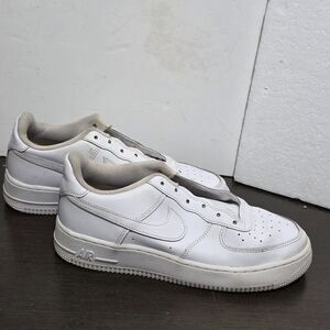 Nike Air Force1 DH2920-111 Triple White Leather US 6Y/EUR 38,5/Men 6, Wom 7,5